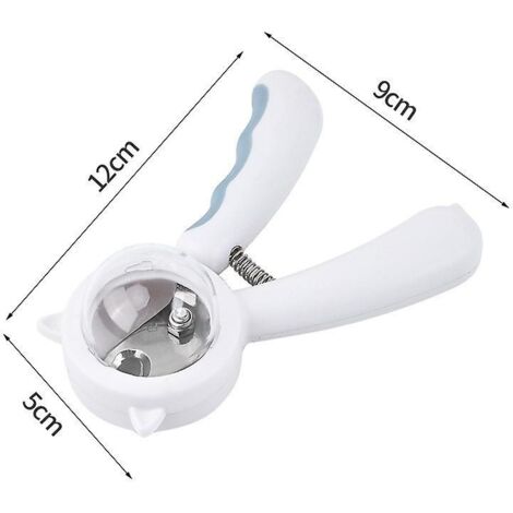 Coupe-ongles bleu pour chats et petits animaux avec lime