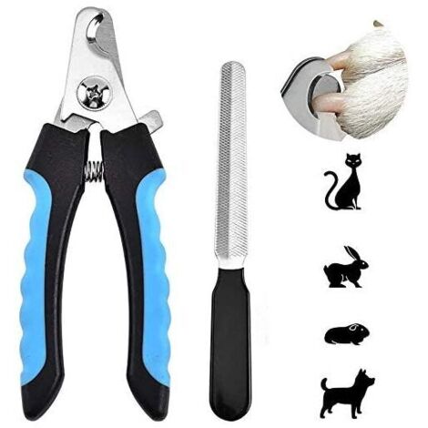Coupe Ongles Chien Professionnel pour Coupe Griffes Chien et Coupe Ongle Chat avec Lame de Sécurité, Coupe-Ongles pour Animaux de Compagnie pour Beauté, Santé et L'hygiè