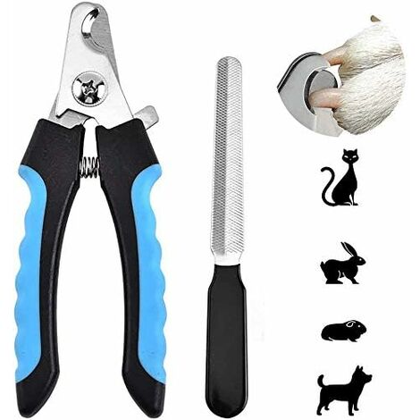 Coupe Ongles Chien Professionnel pour Coupe Griffes Chien et Coupe Ongle Chat avec Lame de Sécurité, Coupe-Ongles pour Animaux de Compagnie pour Beauté, Santé et L'hygiè LITZEE