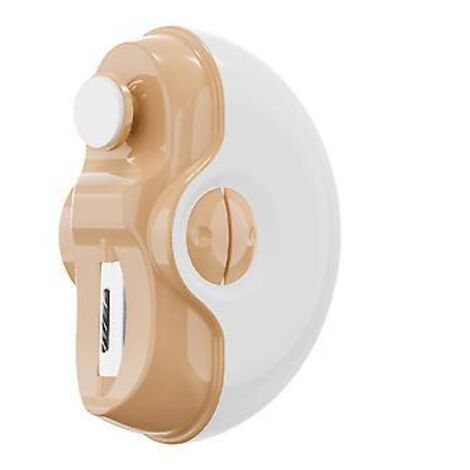 Coupe-ongles électrique 2 en 1 avec polissage automatique, polisseuse et coupe-ongles électrique multifonction pour adultes, adolescents et enfants (jaune)