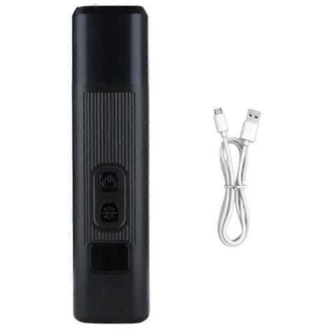 Coupe-ongles électrique pour chien, rechargeable, noir.