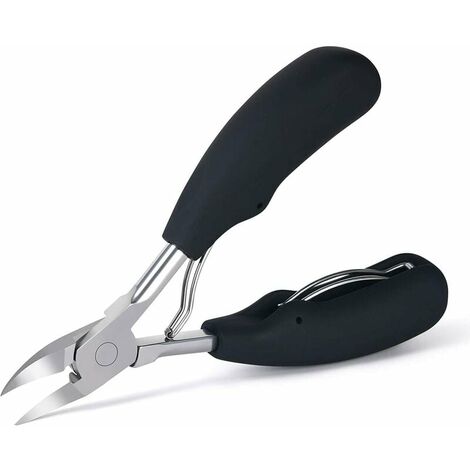 Coupe-ongles en acier inoxydable Coupe-ongles Évier Coupe-ongles (PP noir) pour salle d'outils