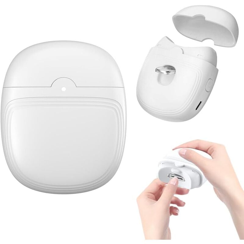 Coupe-ongles entièrement automatique, polisseuse à ongles pour bébé, avec veilleuse
