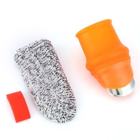 Coupe-ongles et séparateur pour récolte de légumes et fruits de jardin (avec doigtier résistant aux coupures classe 5)