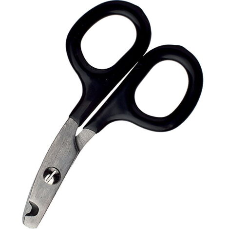 Coupe-ongles Petit: Coupe-ongles en ciseaux simples avec manche en caoutchouc pour chats de différentes tailles