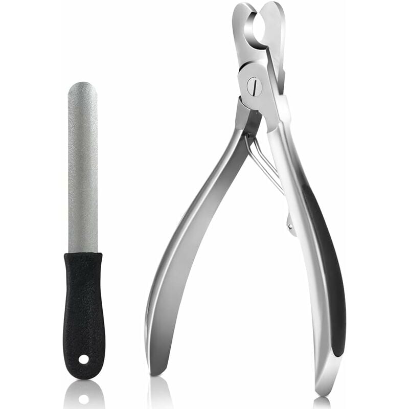 Csparkv - Coupe-Ongles pour Animaux avec fichier, Tout épaississement métallique en Acier Coupe Griffes pour Chat Chien, Outils Professionnels de