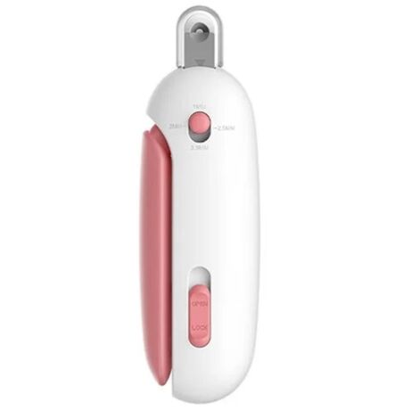Coupe-ongles pour animaux avec trou ajustable, coupe-ongles pour chat rose