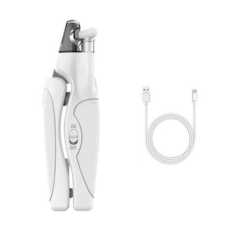 coupe-ongles pour animaux - DIRIGÉéclairage -Rechargeable -Soins des ongles en toute sécurité