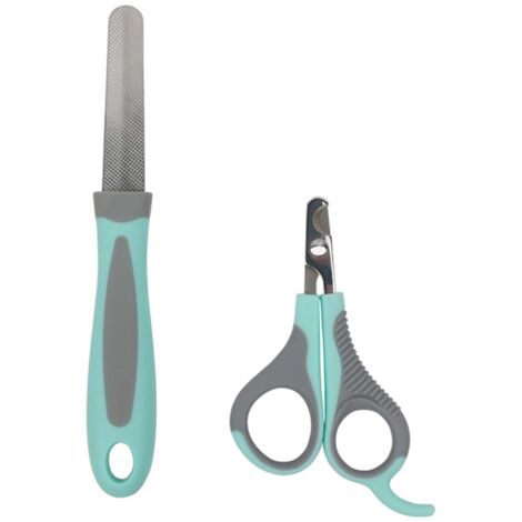 Coupe-ongles pour chat avec lime à ongles, coupe-ongles incurvé pour chats et chiens, outil de manucure pour animaux de compagnie.