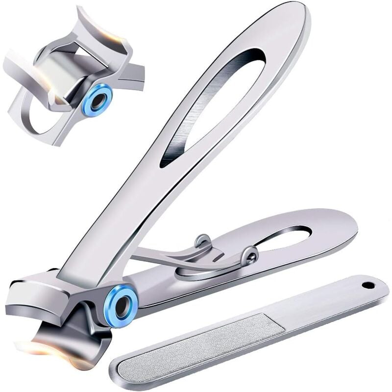 Coupe-ongles pour ongles épais - Coupe-ongles extra large avec large ouverture de mâchoire