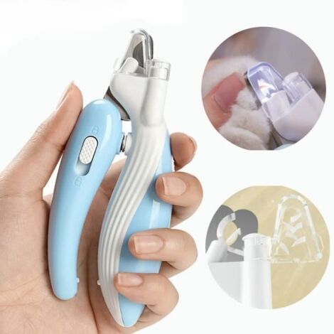 Coupe-ongles - Professionnel - Avec lumière LED - Pour chiens et chats - Ergonomique - Sécurisé