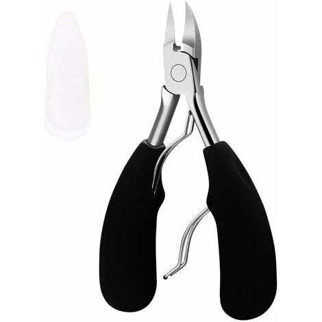 Coupe Ongles Professionnel Ciseaux Ongles Pieds Tondeuse Pour épais Orteils Fungus Ongles (Noir)