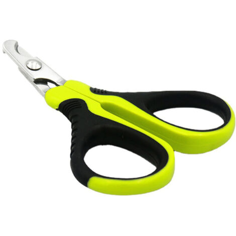 Coupe-ongles professionnel pour chats avec LED intégrée et tête incurvée pour plus de précision, lot de 2, couleurs vert et noir