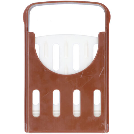 Coupe-pain pliable réglable ABS 4 épaisseurs (15-30mm), compact, alimentaire, sans BPA