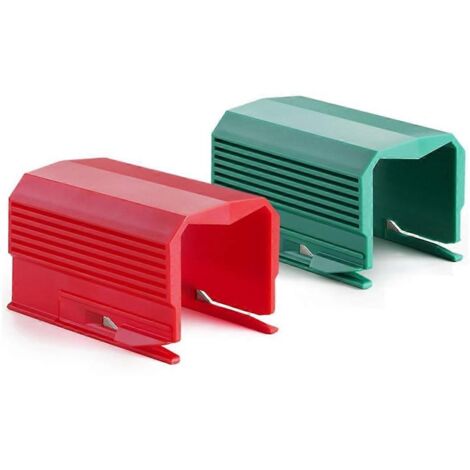 Coupe-papier cadeau, coupe-rouleaux de papier de Noël, outil de coupe de papier, vert et rouge