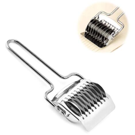 Coupe-pâte en acier inoxydable - Machine à pâtes manuelle - Outil de cuisine pour la fabrication de pâtes spaghettis