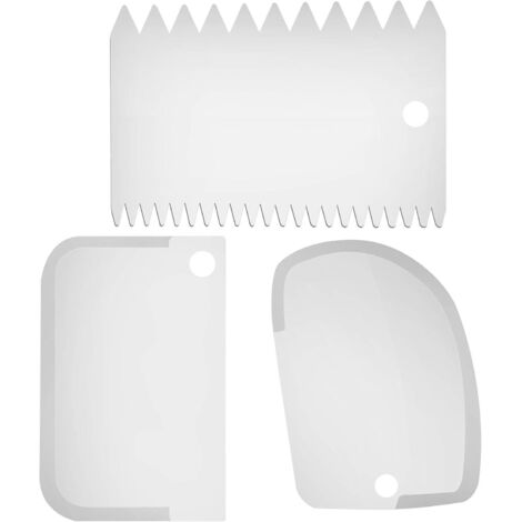 Coupe-pâte et racloir en silicone souple - Outil de pâtisserie professionnel pour diviseur 12 x 9 cm