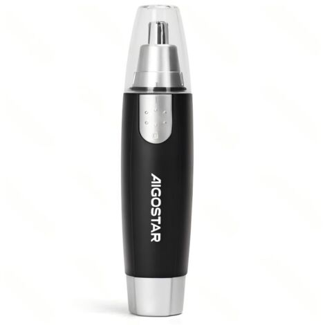 Coupe-poils de nez Aigostar, électrique, lavable, portable, pour hommes et femmes, dépilasseur de nez et d’oreille