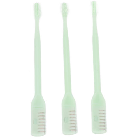 Coupe-Poils Nasaux Manuel 3 en 1 avec Tête Rotative 360° pour Barbe et Nez, Nettoyage Facile, Vert Menthe