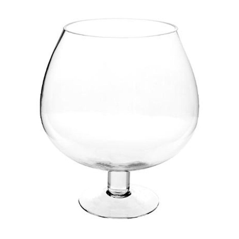 Coupe sur Pied 'Cognac' 24cm Transparent
