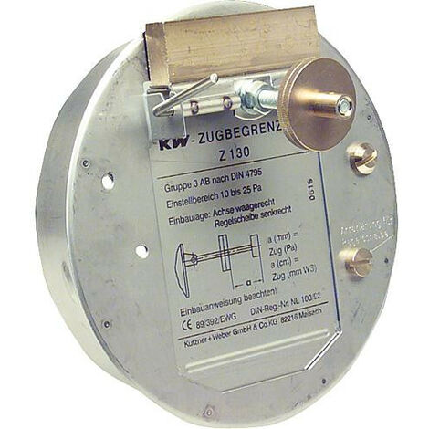 Coupe-tirage KW Regulateur universel Z Ø 130mm convient pour commande de moteur