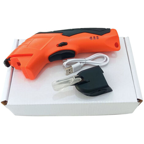 Coupe-tissu électrique portatif, machine de découpe portable pour tissus, carton, cuir, tapis et plastiques.