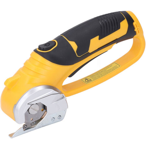 Coupe-tissu électrique sans fil à ciseaux, portable, avec éclairage, pour moquette, carton et tissu