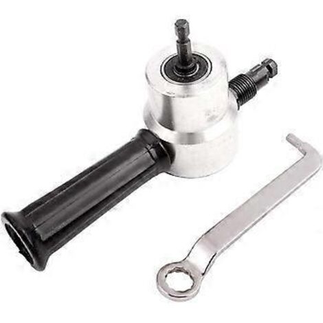 Coupe-tôle double tête, scie cloche électrique, accessoire pour perceuse électrique, grignoteuse, kit d'outils de coupe, emballage carton