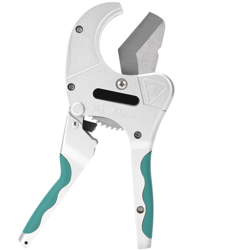Treetalk - Coupe-tube à cliquet de 2-1/2 po 64 mm, ciseaux de coupe de tuyau, outil de coupe de fil robuste