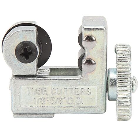 Coupe-tube de 3 mm à 16 mm Capacité de coupe Améliore l'efficacité du travail Argent pour tuyaux en cuivre, aluminium et PVC