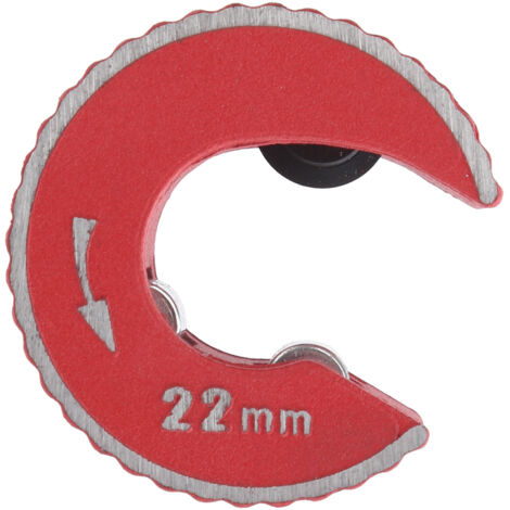Coupe-tube professionnel, mini coupe-tube rond, coupe-tube portable en alliage de zinc, accessoire d'outil de coupe-tube de 22 mm, pour l'industrie de la réfrigération d'installation de plomberie