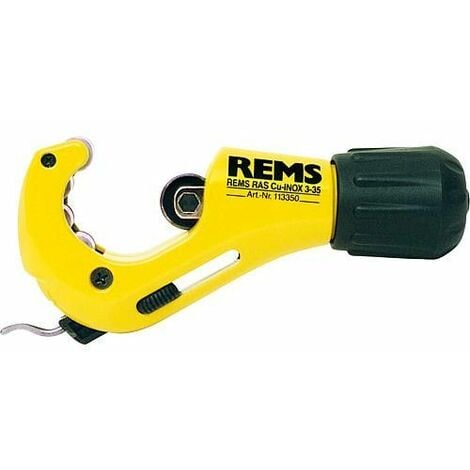 Coupe-tube Rems RAS Cu-inox pour tubes diam 3-35mm 1/8-1 3/8" ébavureur intégré (lame échangeable)