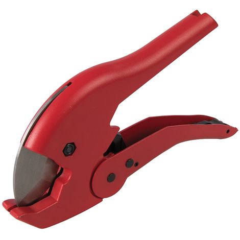 Coupe-tube à Cliquet - Coupe Facile Tubes Cuivre, Aluminium, Acier (8-29 Mm) - Manche Rouge Ergonomique