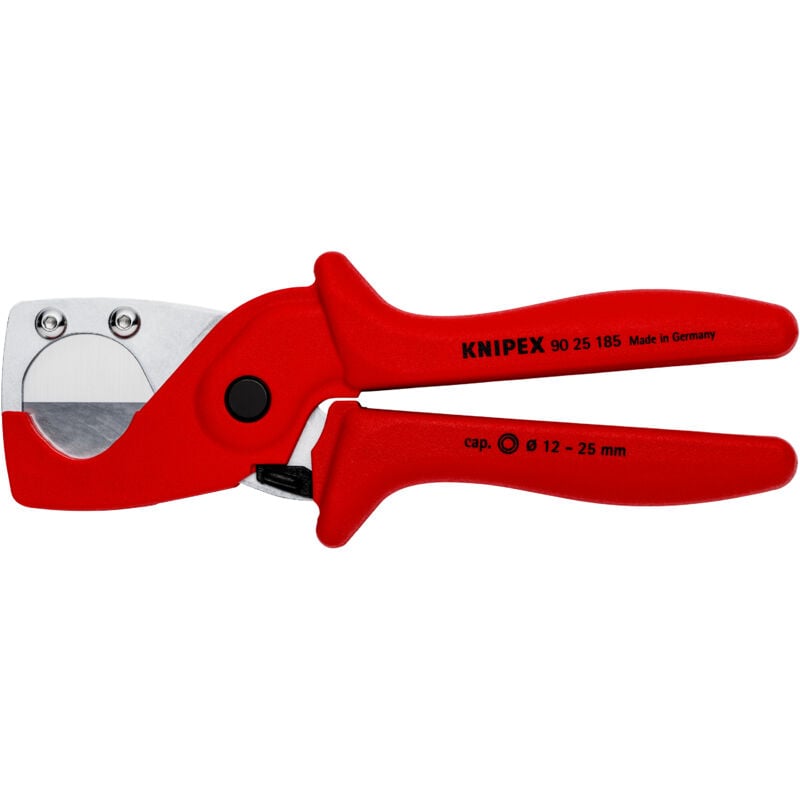 Coupe-tube pour tubes composites en plastique, en plastique rigide renforcé de fibre de verre 185 mm 90 2 - Knipex