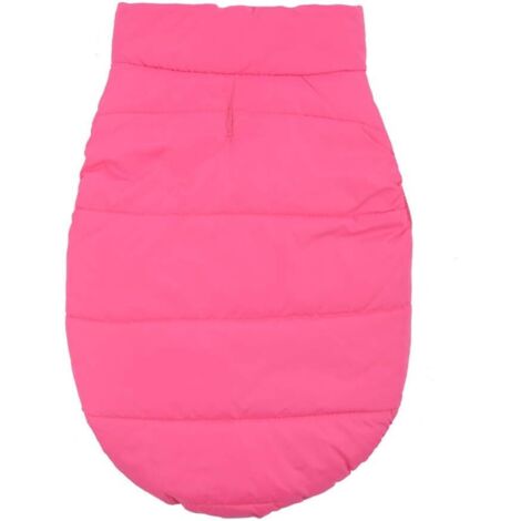 Coupe-vent extérieur pour chien de taille M (L (Taille de poitrine 57 cm), Rose)