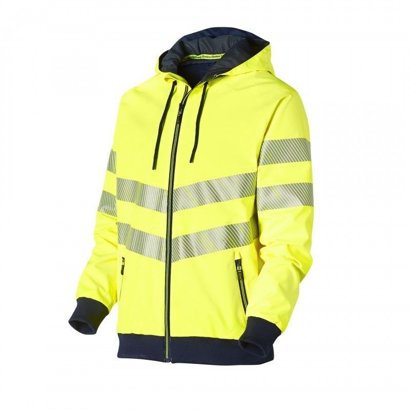 Molinel - Coupe-vent haute visbilité luklight jaune/marine - l