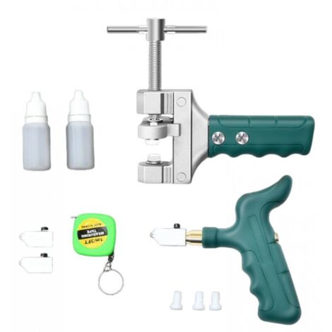 Coupe-verre Manuels Outils de Coupe Coupe Carrelage, Ensemble de  Coupe Verre Diamant Coupe Carrelage Manuel Kit Outils pour Outils de Coupe pour Miroirs, Fenêtres et Palettes