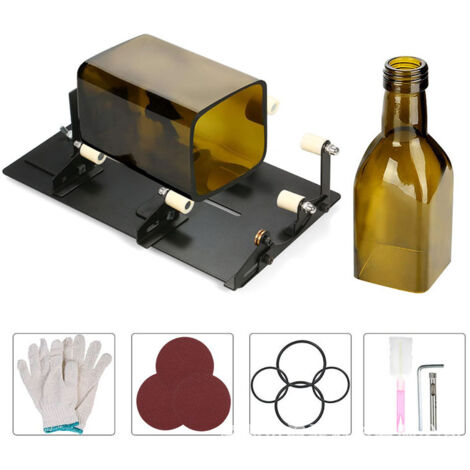 Coupe-verre pour bouteilles carrées, coupe-verre pour bouteilles de formes diverses
