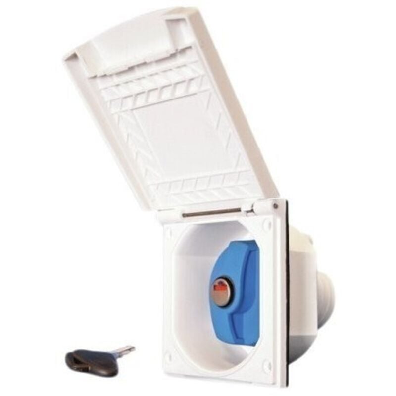 Coupelle à Eau avec Bouchon Sécurisé et 2 Clés – Camping-Car & Caravane