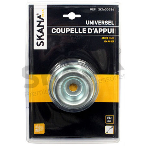 Coupelle D'appui En Acier ø : 82 Mm Pour Débroussailleuses à Dos. Alésage : 14 Mm.
