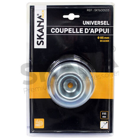 Coupelle D'appui En Acier ø : 85 Mm Pour Débroussailleuses à Dos. Alésage : 10 Mm.
