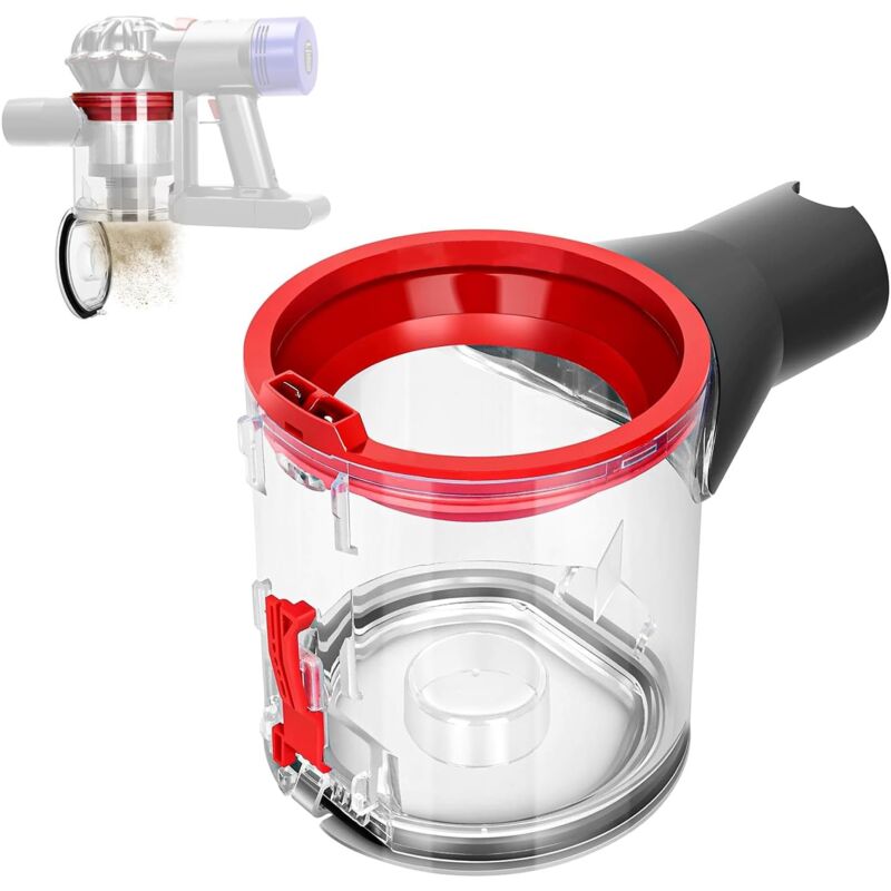 Coupelle de Dépoussiérage Accessoire pour Dyson, Coupelle de Dépoussiérage pour Aspirateur pour Dyson V7 / V8, Accessoire pour Dyson V7 / V8
