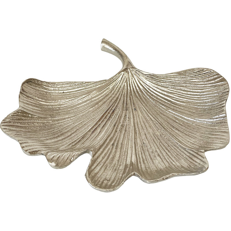 Coupelle feuille de ginkgo en aluminium