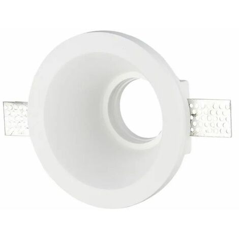 Coupelle Fixe Blanche Ronde pour Ampoule LED GU10 V-TAC VT-773