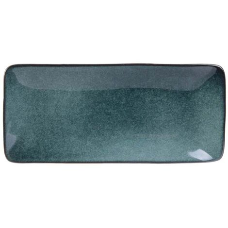 Coupelle Rectangle Gres Du Temps 10x22cm Bleu2