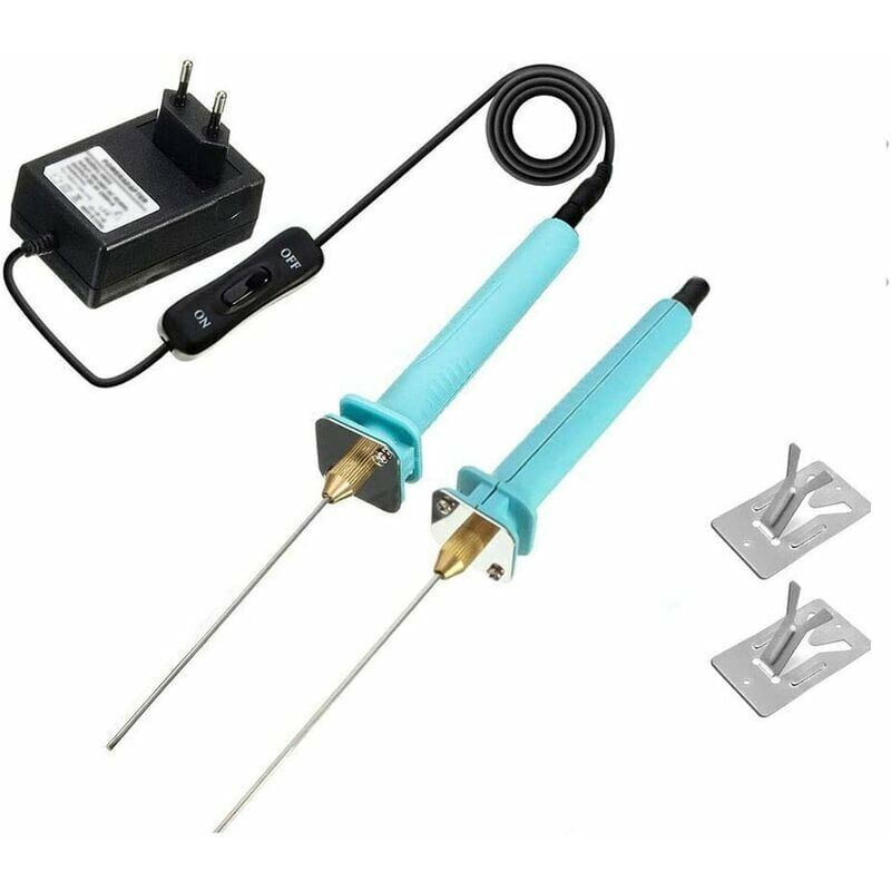 Lablanc - Coupeur de Mousse Electrique, Styrofoam Cutter 100-240V/15W 10Cm, Coupe Polystyrene Fil Chaud Stylo de Gravure Électrique avec Adaptateur