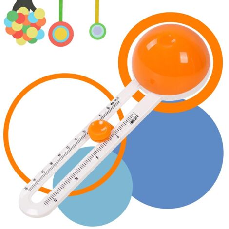 Coupeur De Papier Circulaire Cut Paper Circle Rotary Circle Cutter Rotatif Crafts Massicot Supplies (Orange)