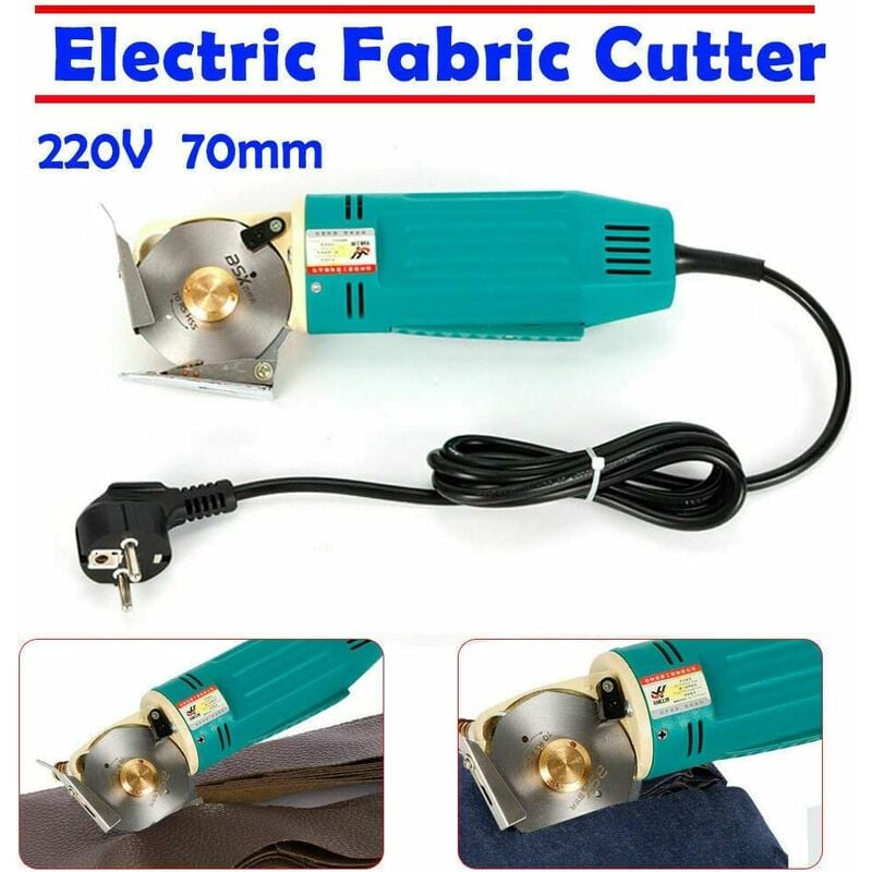 Coupeur de tissu électrique, coupeur de papier professionnel, chiffon industriel, machine à couper, 220 v, 170 w, 70 mm, coupeur électrique