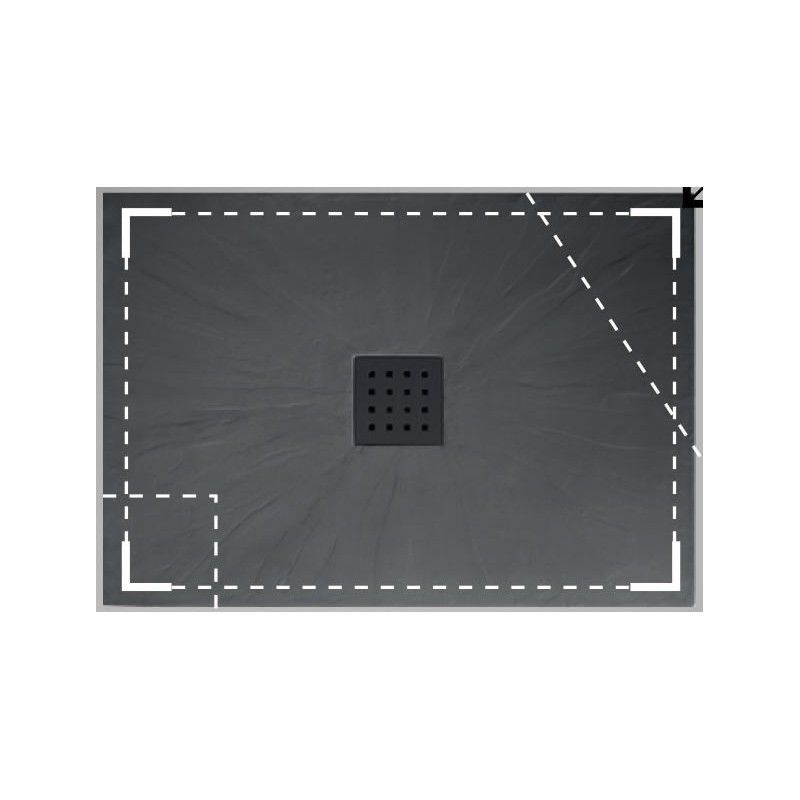 Coupez le Receveur de Douche