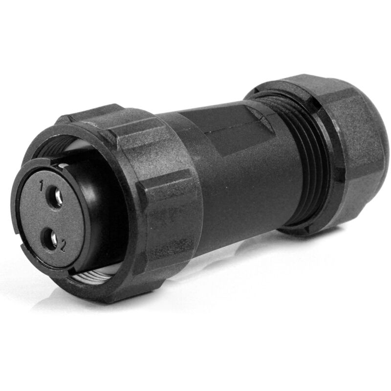 Rs Pro - Connecteur 2 contacts, Montage sur câble, raccordement a visser ( Prix pour 1 )